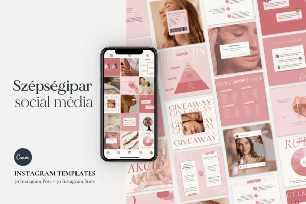 Social media sablon - szépségipar - Image 5