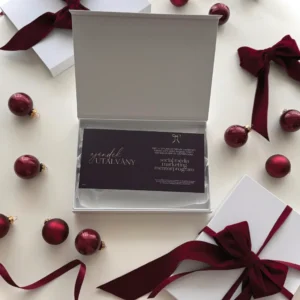 Mentorprogram karácsonyi ajándékutalvány díszdobozban